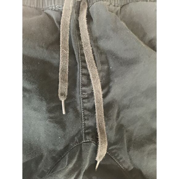 Pacsun‎ Navy Drawstring Slim Pants Trousers Size M Faux Fly Back Pockets - Picture 8 of 12